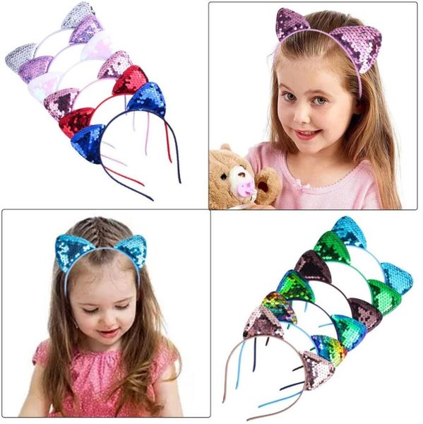 cute flip sequin shiny cat ears cute headband children birthday party bezel hair band girl princess headband hair accessories hair ties, Silver
cute flip sequin shiny cat ears cute headband children birthday party bezel hair band girl princess headband hair accessories hair ties, Silver