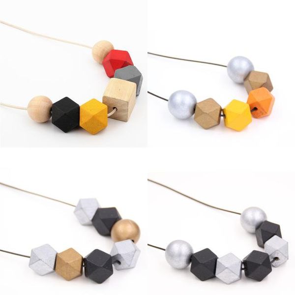pendant necklaces fashion women necklace statement colored wood & pendants beads geometric for party gift, Silver
pendant necklaces fashion women necklace statement colored wood & pendants beads geometric for party gift, Silver