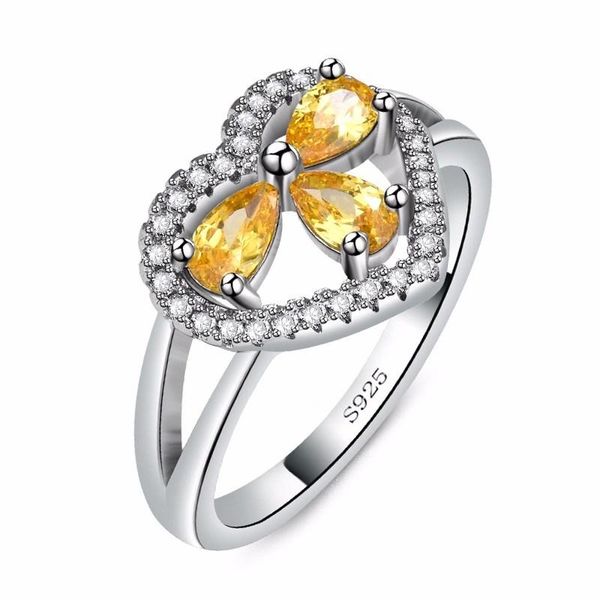wedding rings kalapure women s925 sterling silver heart white cubic zircon yellow crystal stone stacking engagement band ring, Slivery;golden
wedding rings kalapure women s925 sterling silver heart white cubic zircon yellow crystal stone stacking engagement band ring, Slivery;golden