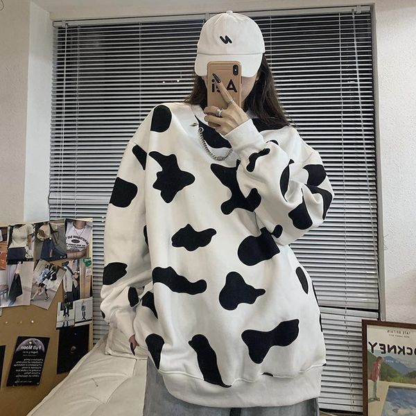 women's hoodies & sweatshirts gothic japan cows hip hop hoodie sweatshirt oversize women spring autumn funny punk females clothes girl, Black 
women's hoodies & sweatshirts gothic japan cows hip hop hoodie sweatshirt oversize women spring autumn funny punk females clothes girl, Black