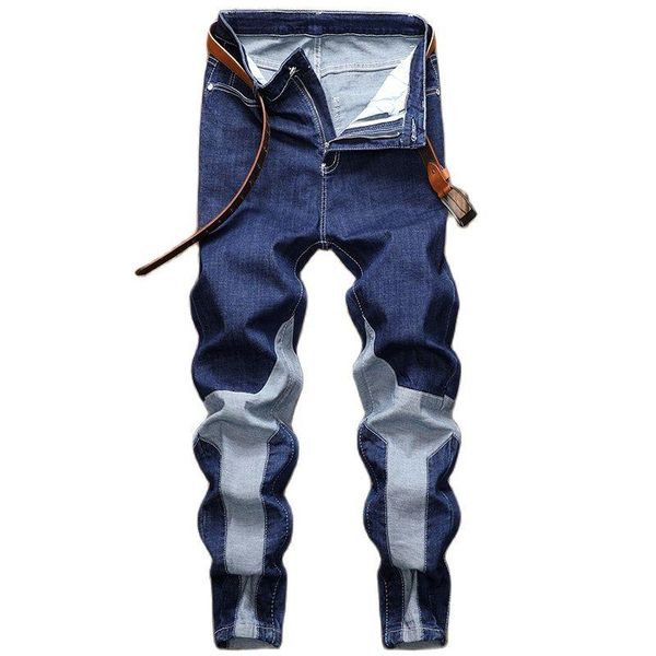brand splicing jeans men slim fit denim joggers stretch male jean pencil pants blue men's fashion casual hombre
brand splicing jeans men slim fit denim joggers stretch male jean pencil pants blue men's fashion casual hombre
