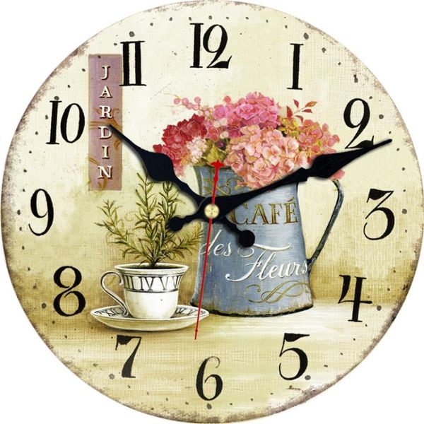 silent retro home office cafe watches decor for kitchen room sweet round cool wall clock vintage flower vase wooden clocks
silent retro home office cafe watches decor for kitchen room sweet round cool wall clock vintage flower vase wooden clocks