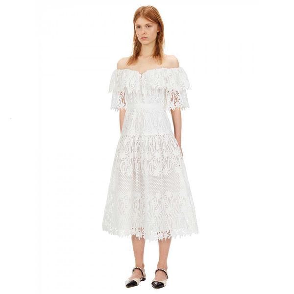 dresses runway fashion embroidery hollow out lace 2021 summer women's off shoulder strapless ruffle vacation long, Black;gray
dresses runway fashion embroidery hollow out lace 2021 summer women's off shoulder strapless ruffle vacation long, Black;gray