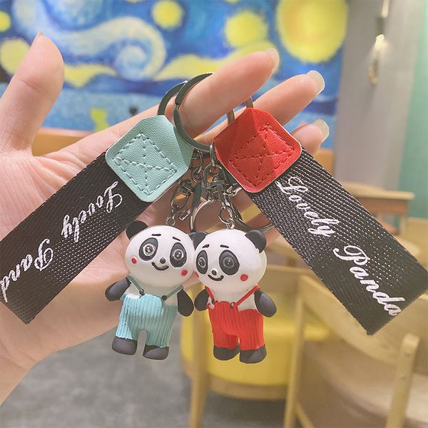 2021 fashion keychain creative cartoon resin panda doll cute car key chain ring accessories girl bag small pendant, Silver
2021 fashion keychain creative cartoon resin panda doll cute car key chain ring accessories girl bag small pendant, Silver