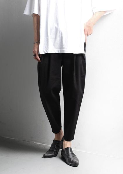 men's pants trend hip hop comfortable versatile loose modern tapered harem straight large capris, Black 
men's pants trend hip hop comfortable versatile loose modern tapered harem straight large capris, Black