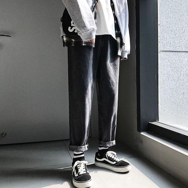 men's jeans 2021 fashion casual loose wild autumn winter korean trendy handsome pants straight harajuku denim hip hop black, Blue
men's jeans 2021 fashion casual loose wild autumn winter korean trendy handsome pants straight harajuku denim hip hop black, Blue