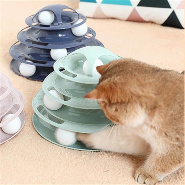 cat toys three levels pet toy training amusement plate kitten tower tracks disc intelligence triple tumbler
cat toys three levels pet toy training amusement plate kitten tower tracks disc intelligence triple tumbler