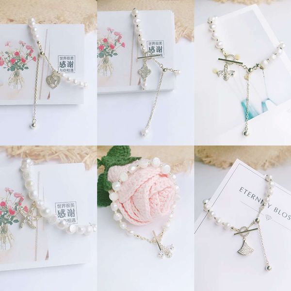chinese style women's fresh water pearl bracelet hand string korean design east gate fashion gold plated skirt, Black
chinese style women's fresh water pearl bracelet hand string korean design east gate fashion gold plated skirt, Black
