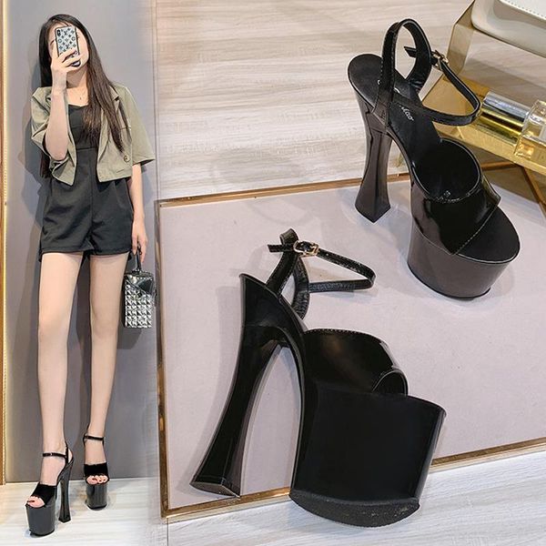 sandals 2021 high heels women's shoes wedding black open toe platform women lazy super high-end
sandals 2021 high heels women's shoes wedding black open toe platform women lazy super high-end