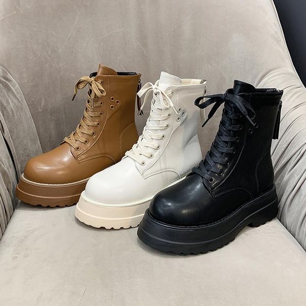 boots women's 2021 platform fashion lace-up zipper women motorcycle round toe square heel high-casual sneakers, Black
boots women's 2021 platform fashion lace-up zipper women motorcycle round toe square heel high-casual sneakers, Black