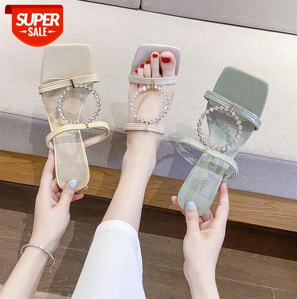 net red square toe sandals and slippers for women's outer wear korean open-toed fashion all-match rhinestone round buckle stiletto #ku5, Black
net red square toe sandals and slippers for women's outer wear korean open-toed fashion all-match rhinestone round buckle stiletto #ku5, Black
