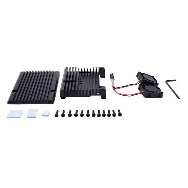lapcooling pads for raspberry pi 4 aluminum case with dual fan metal shell black enclosure model b
lapcooling pads for raspberry pi 4 aluminum case with dual fan metal shell black enclosure model b
