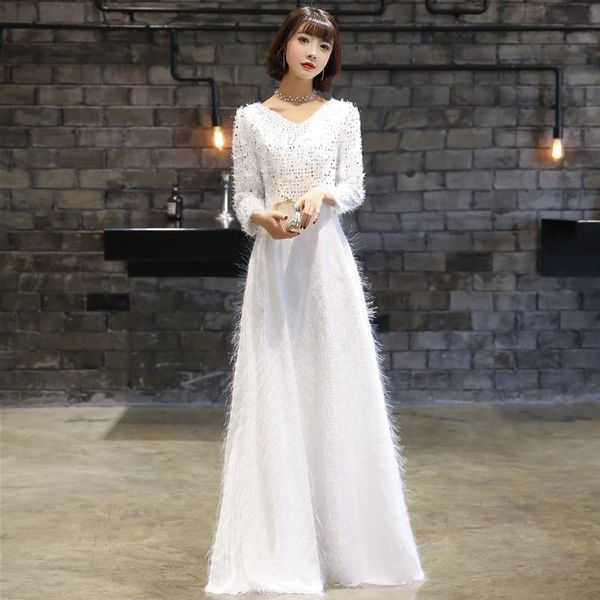 party dresses white evening 2021 a-line long sleeves floor length lace islamic dubai saudi arabic gown lf276, White;black
party dresses white evening 2021 a-line long sleeves floor length lace islamic dubai saudi arabic gown lf276, White;black