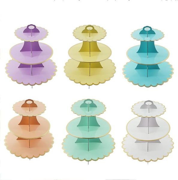 other bakeware 3-layer paper bronzing cake stand birthday party wedding decoration craft dessert display tools
other bakeware 3-layer paper bronzing cake stand birthday party wedding decoration craft dessert display tools