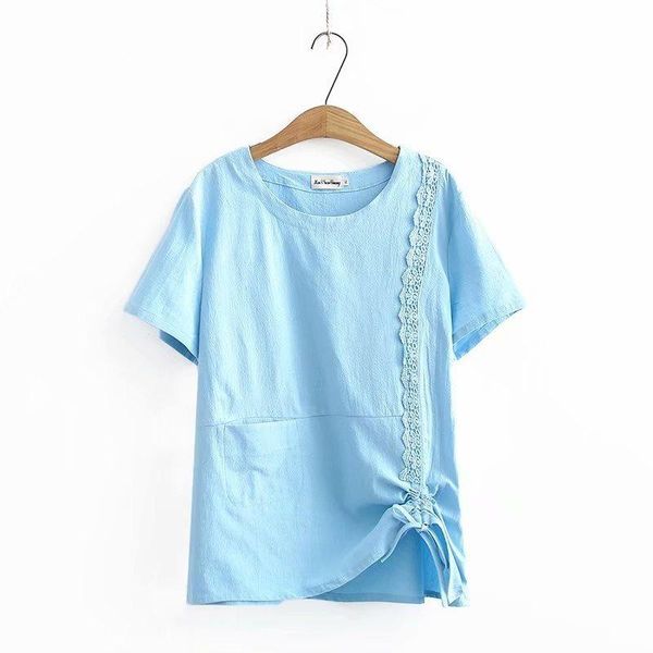 plus size t-shirt xl-4xl women's full cotton summer tshirts short sleeve floral embroidery oversized a-line tee, Black
plus size t-shirt xl-4xl women's full cotton summer tshirts short sleeve floral embroidery oversized a-line tee, Black