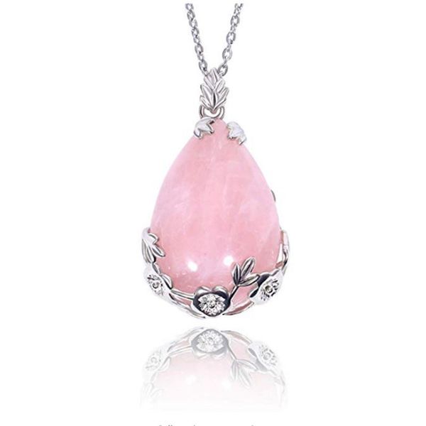 pendant necklaces silver plated leaf flower wrap water drop rose pink quartz link chain necklace tiger eye stone jewelry
pendant necklaces silver plated leaf flower wrap water drop rose pink quartz link chain necklace tiger eye stone jewelry