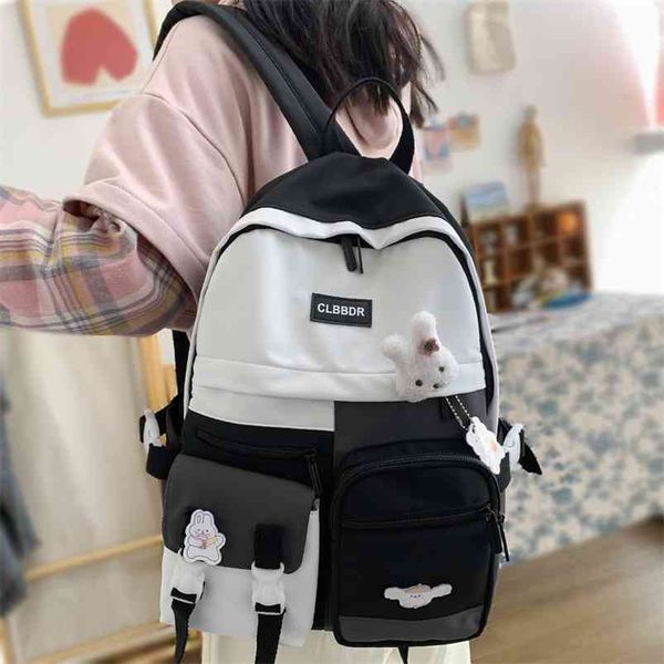 kawaii girl harajuku backpack women waterproof school bag college student nylon backpack cute book female bag trendy fashion 210922
kawaii girl harajuku backpack women waterproof school bag college student nylon backpack cute book female bag trendy fashion 210922