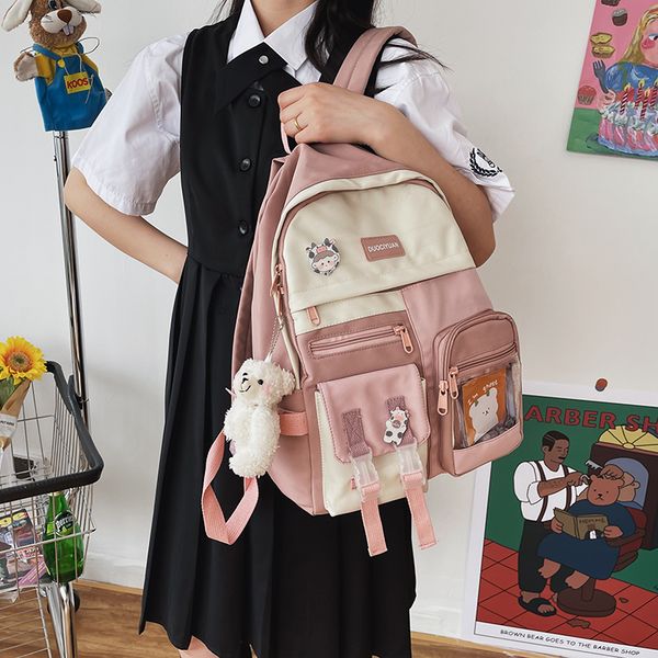 enopella fashion waterproof nylon women backpack for girls travel high capacity student bookbag men black lapbag
enopella fashion waterproof nylon women backpack for girls travel high capacity student bookbag men black lapbag