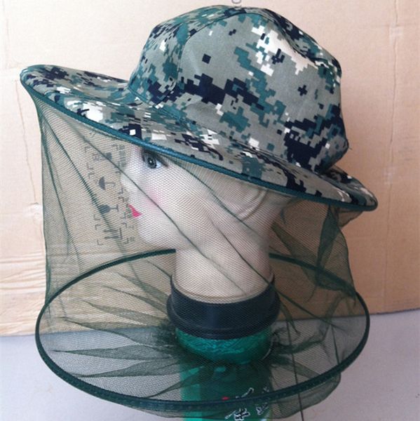 1pc wide brim camouflage men fishing cap visor sunshade hunting bee keeping mesh hat insects mosquito prevention neck head cover, Blue;gray
1pc wide brim camouflage men fishing cap visor sunshade hunting bee keeping mesh hat insects mosquito prevention neck head cover, Blue;gray
