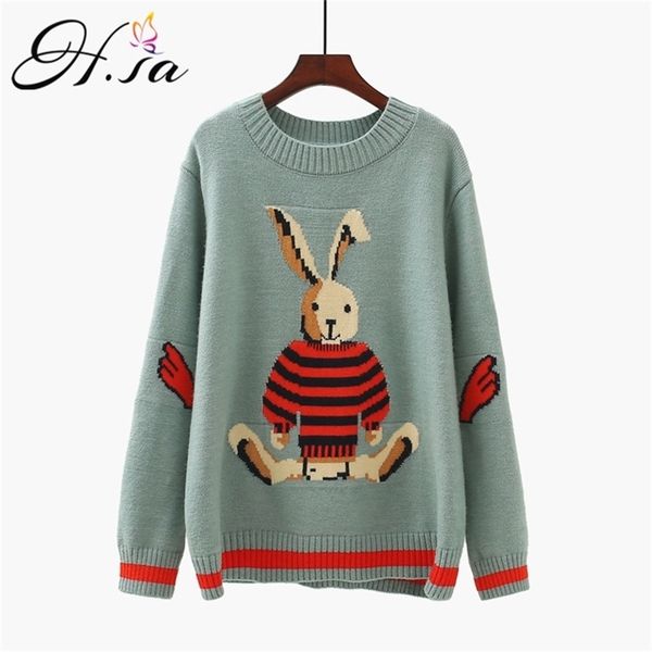 women oversized sweater pullovers rabbit pull jumpers knitted japanese style beige cute thick vetement femme 210430, Black;gray
women oversized sweater pullovers rabbit pull jumpers knitted japanese style beige cute thick vetement femme 210430, Black;gray