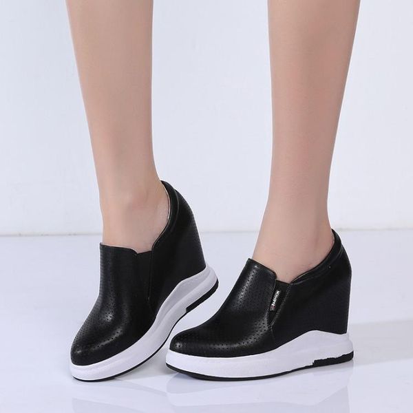 dress shoes summer hollow out height increasing women breathable mesh hidden wedge women's casual genuine leather, Black
dress shoes summer hollow out height increasing women breathable mesh hidden wedge women's casual genuine leather, Black