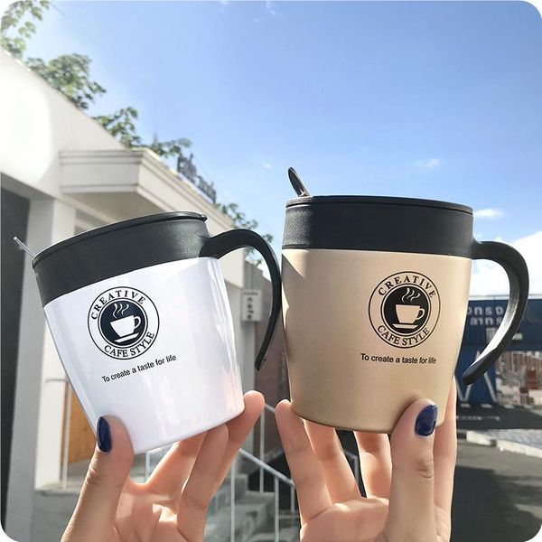 mugs creative stainless steel coffee mug with lid cup for tea milk water
mugs creative stainless steel coffee mug with lid cup for tea milk water