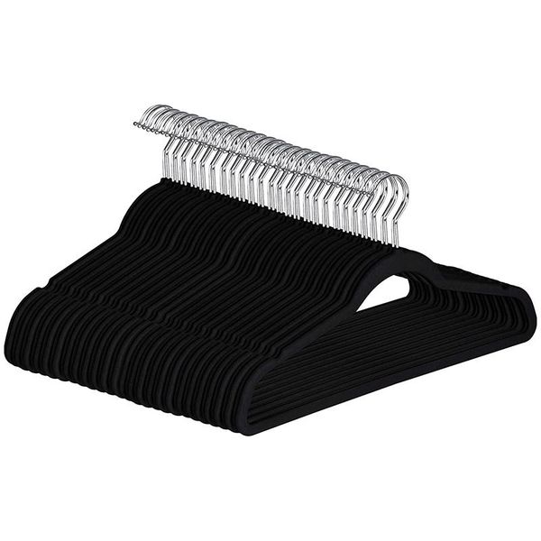 hangers & racks premium non slip velvet - heavy duty coat suit black ( 25 pack )
hangers & racks premium non slip velvet - heavy duty coat suit black ( 25 pack )