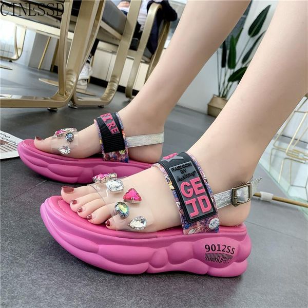 dress shoes europe station songgao sandals women summer 2021 high-heeled thick bottom joker transparent diamond letter, Black 
dress shoes europe station songgao sandals women summer 2021 high-heeled thick bottom joker transparent diamond letter, Black