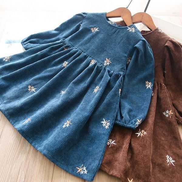 girl's dresses girls dress autumn and winter embroidered corduroy children's wholesale, Red;yellow
girl's dresses girls dress autumn and winter embroidered corduroy children's wholesale, Red;yellow