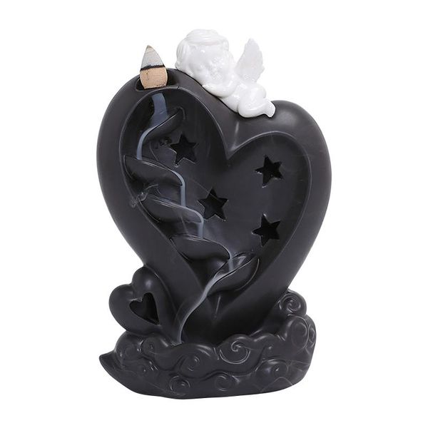 european incense burner with led light home decor ceramic angel holder 50pcs backflow cone ornaments fragrance lamps
european incense burner with led light home decor ceramic angel holder 50pcs backflow cone ornaments fragrance lamps