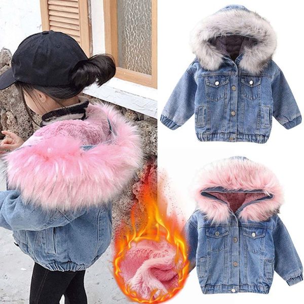 jackets winter kids baby girl cute fleece hooded plus thick keep warm denim coats children cotton clothes for girls 0-6 years, Blue;gray
jackets winter kids baby girl cute fleece hooded plus thick keep warm denim coats children cotton clothes for girls 0-6 years, Blue;gray