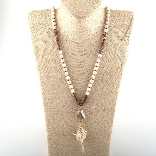 pendant necklaces moodpc fashion jewelry long knotted stones shell for women ethnic necklace, Silver
pendant necklaces moodpc fashion jewelry long knotted stones shell for women ethnic necklace, Silver
