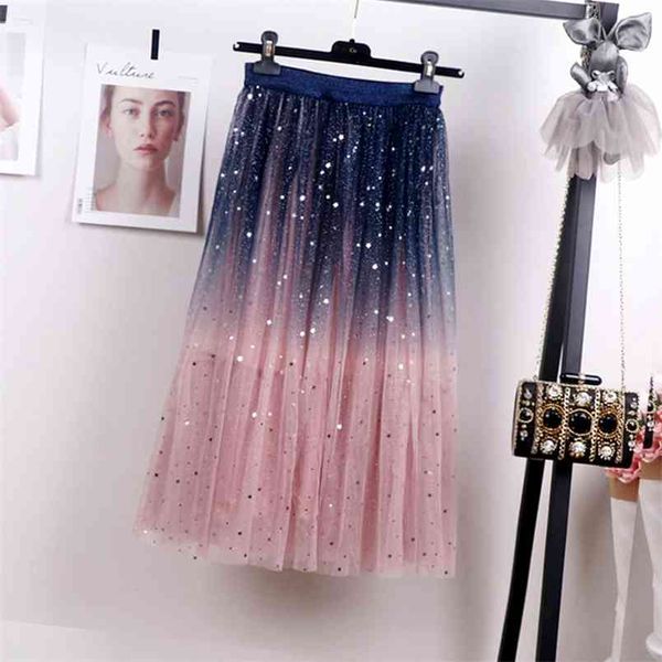 spring & summer arrival elastic high waist slim gauze skirt casual simple elegant women a-line long 210527, Black
spring & summer arrival elastic high waist slim gauze skirt casual simple elegant women a-line long 210527, Black