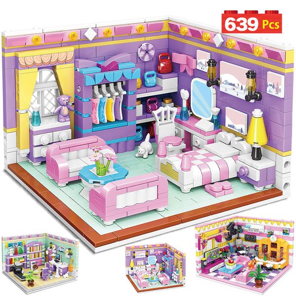 City Street View Mini Cabin Living Room House Building Blocks MOC Friends Home Decoration Figures Bricks Toys For Children Gifts
City Street View Mini Cabin Living Room House Building Blocks MOC Friends Home Decoration Figures Bricks Toys For Children Gifts