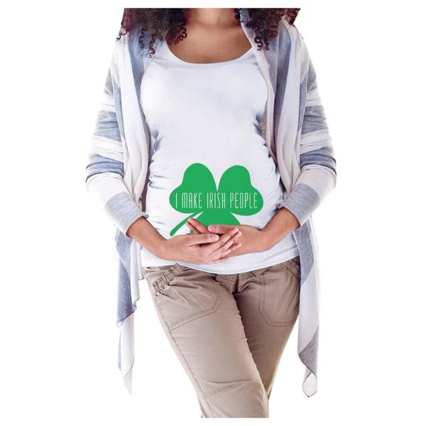 maternity & tees women short sleeve st. patrick's day t-shirt pregnancy clothes pregnant blouses luckly top, White
maternity & tees women short sleeve st. patrick's day t-shirt pregnancy clothes pregnant blouses luckly top, White