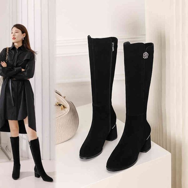 boots woman at knee knee-length genuine leather boots plus size 22-26.5cm lateral zipper long winter shoes women's fashionable party xk, Black
boots woman at knee knee-length genuine leather boots plus size 22-26.5cm lateral zipper long winter shoes women's fashionable party xk, Black