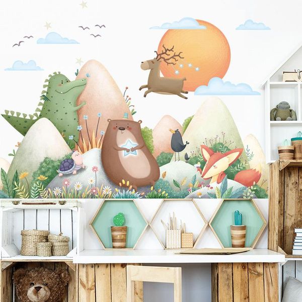wall stickers mountain moon elk children's room bedroom decals living decoration sofa tv background decorative
wall stickers mountain moon elk children's room bedroom decals living decoration sofa tv background decorative