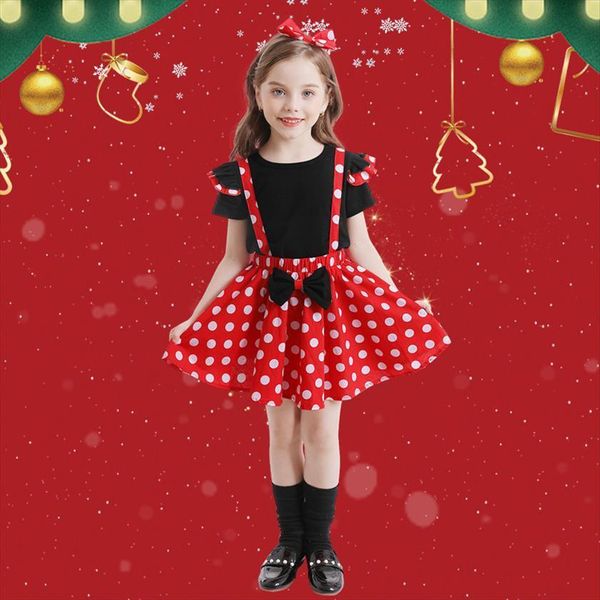 girls polka dot dress baby kids red christmas mini mouse cosplay princess costume children year birthday party clothes set, White
girls polka dot dress baby kids red christmas mini mouse cosplay princess costume children year birthday party clothes set, White