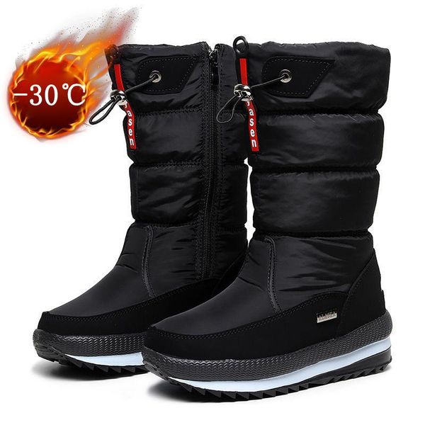 boots -30 degrees celsius can be used shoes winter women's thick snow waterproof non-slip long, Black
boots -30 degrees celsius can be used shoes winter women's thick snow waterproof non-slip long, Black
