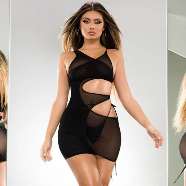 casual dresses 2021 spring and summer tulle dress robe backless off shoulder black women solid color sleeveless hollow irregular mesh, Black;gray
casual dresses 2021 spring and summer tulle dress robe backless off shoulder black women solid color sleeveless hollow irregular mesh, Black;gray