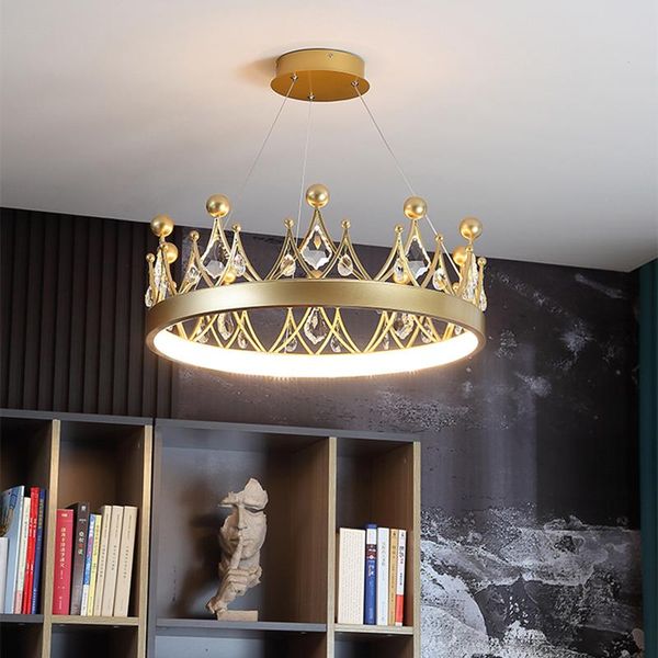 pendant lamps nordic creative bedroom chandelier living room corridor shop post-modern personality fashion crown crystal lighting fixture
pendant lamps nordic creative bedroom chandelier living room corridor shop post-modern personality fashion crown crystal lighting fixture