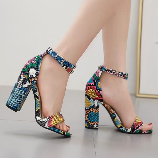 sandals summer women peep-toe platform ladies thick high heel shoes snake skin pattern party female super heels, Black
sandals summer women peep-toe platform ladies thick high heel shoes snake skin pattern party female super heels, Black