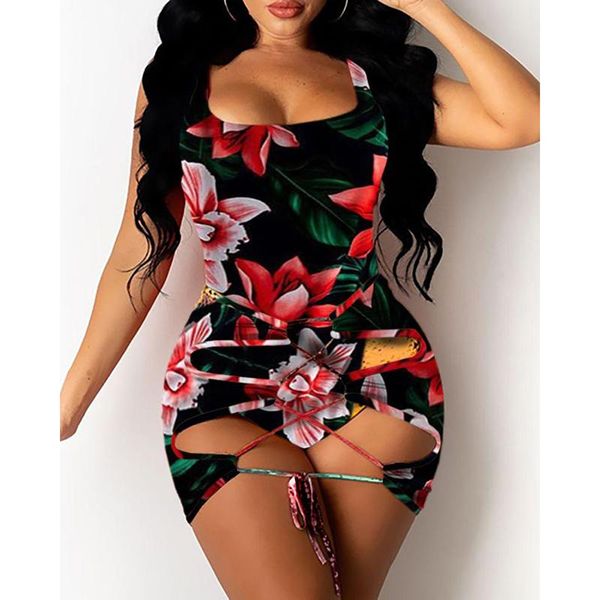 women's swimwear women fashion summer beachwear swimsuit monokini floral print one piece with lace-up cover-ups, White;black
women's swimwear women fashion summer beachwear swimsuit monokini floral print one piece with lace-up cover-ups, White;black