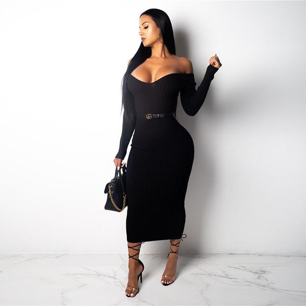 casual dresses ladies v-neck knitted dress spring autumn women fashionable solid color long sleeve slim for shopping dating, Black;gray
casual dresses ladies v-neck knitted dress spring autumn women fashionable solid color long sleeve slim for shopping dating, Black;gray