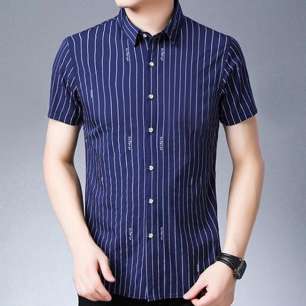 men's casual shirts men single-breatsed striped pattern shirt all match slim fits short sleeve blouse quick-dry breathable male t-shirt, White;black
men's casual shirts men single-breatsed striped pattern shirt all match slim fits short sleeve blouse quick-dry breathable male t-shirt, White;black