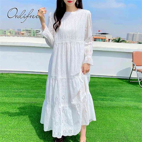 summer vintage women embroidery dress long sleeve hollow out white lace maxi tunic beach vocation 210513, Black;gray
summer vintage women embroidery dress long sleeve hollow out white lace maxi tunic beach vocation 210513, Black;gray