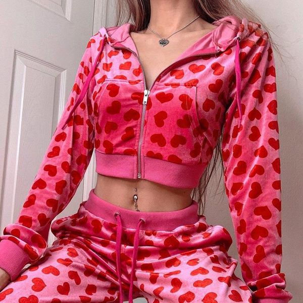 women's two piece pants 2021 autumn winter women casual velvet pink printed tracksuit hoodies long sleeve sports trouser 2 pant set fem, White
women's two piece pants 2021 autumn winter women casual velvet pink printed tracksuit hoodies long sleeve sports trouser 2 pant set fem, White
