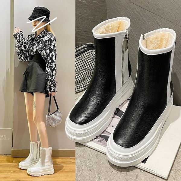 boots winter snow women 2021 platform shoes mixed colors mid-calf cotton bottes round toe thicken soled fur riding botas mujer, Black
boots winter snow women 2021 platform shoes mixed colors mid-calf cotton bottes round toe thicken soled fur riding botas mujer, Black