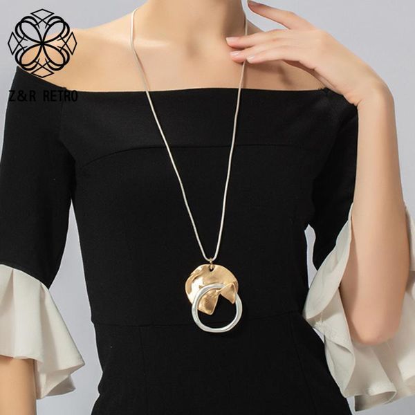 pendant necklaces long chains ethnic necklace vintage geometric circle suspension decorative costume jewelry for women trend accessories, Silver
pendant necklaces long chains ethnic necklace vintage geometric circle suspension decorative costume jewelry for women trend accessories, Silver