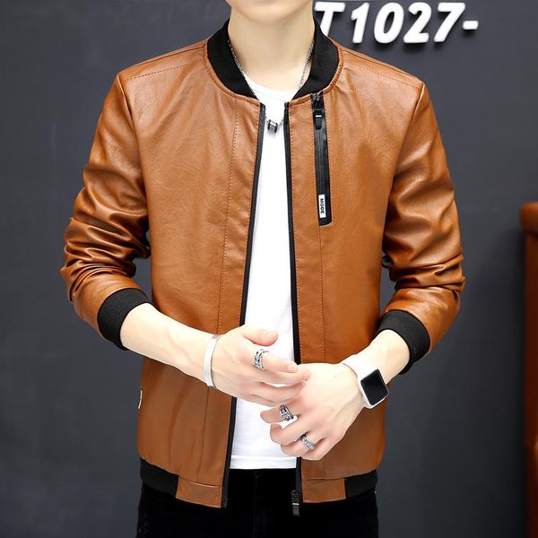 men's fur & faux spring and autumn 2021 classic style motorcycling pu leather jackets men slim male motor jacket clothes, Black
men's fur & faux spring and autumn 2021 classic style motorcycling pu leather jackets men slim male motor jacket clothes, Black